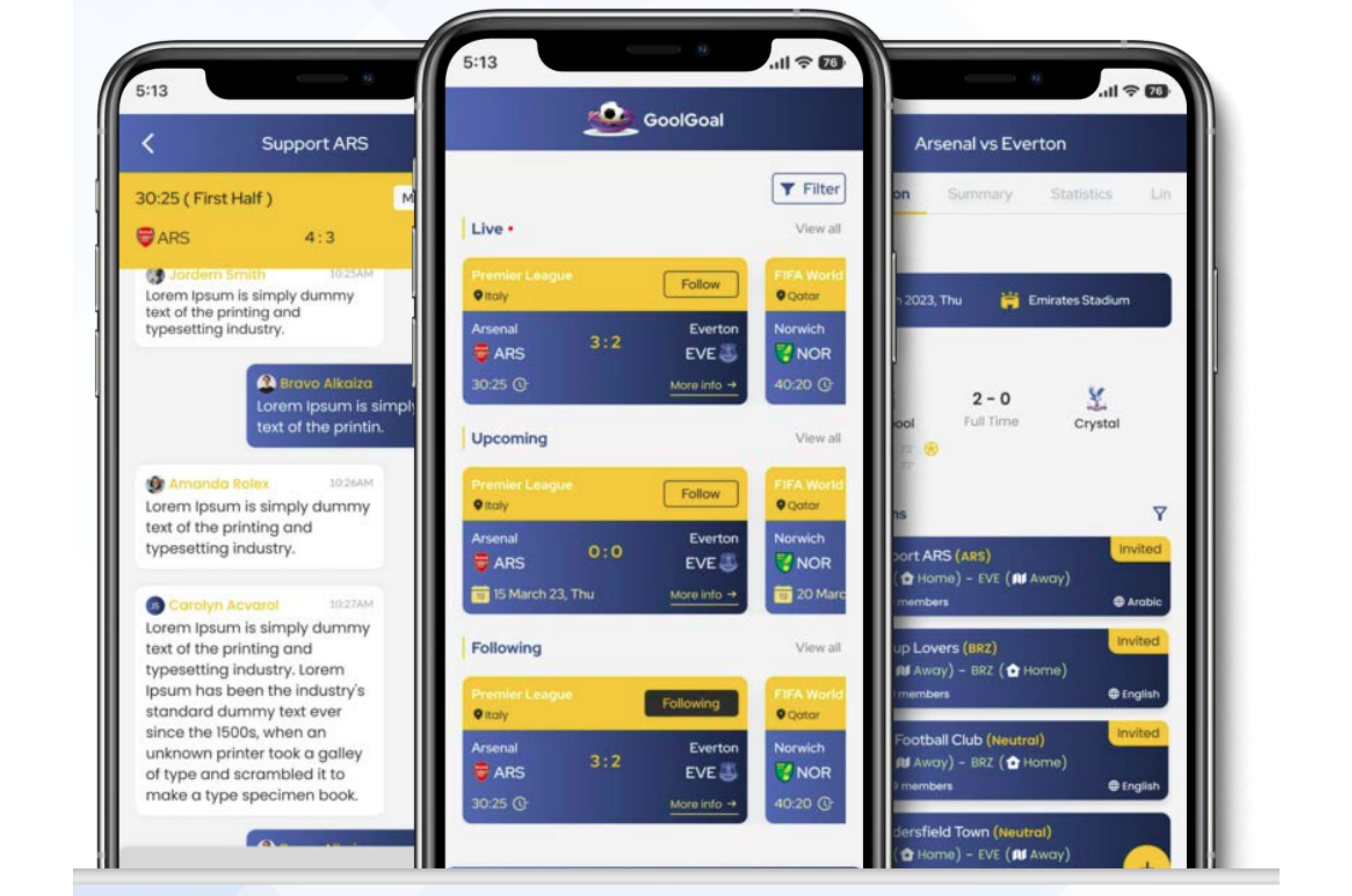 GoolGoal football fan platform by Elite Web Technologies 3