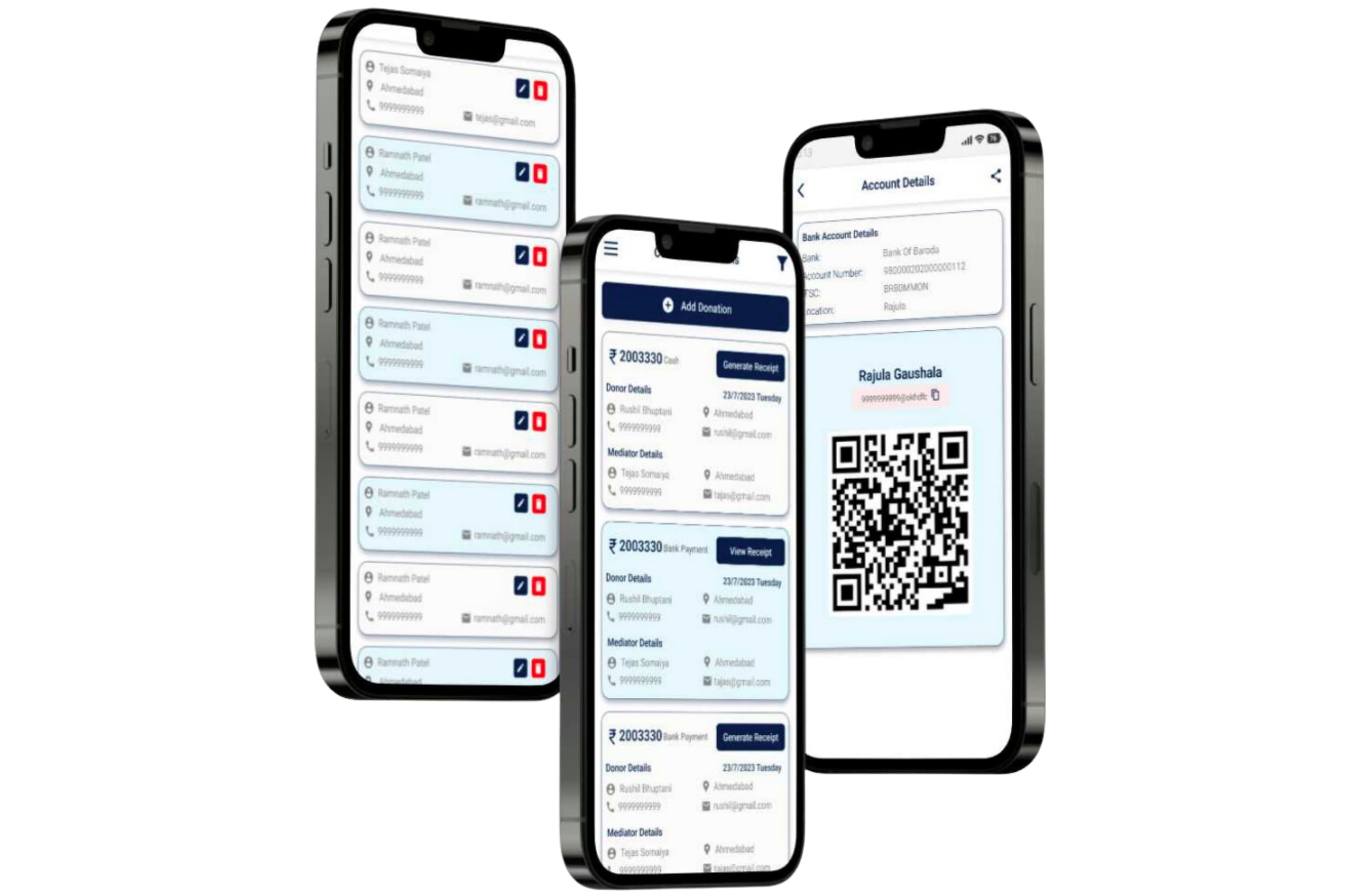 Cow Care donation management app by Elite Web Technologies