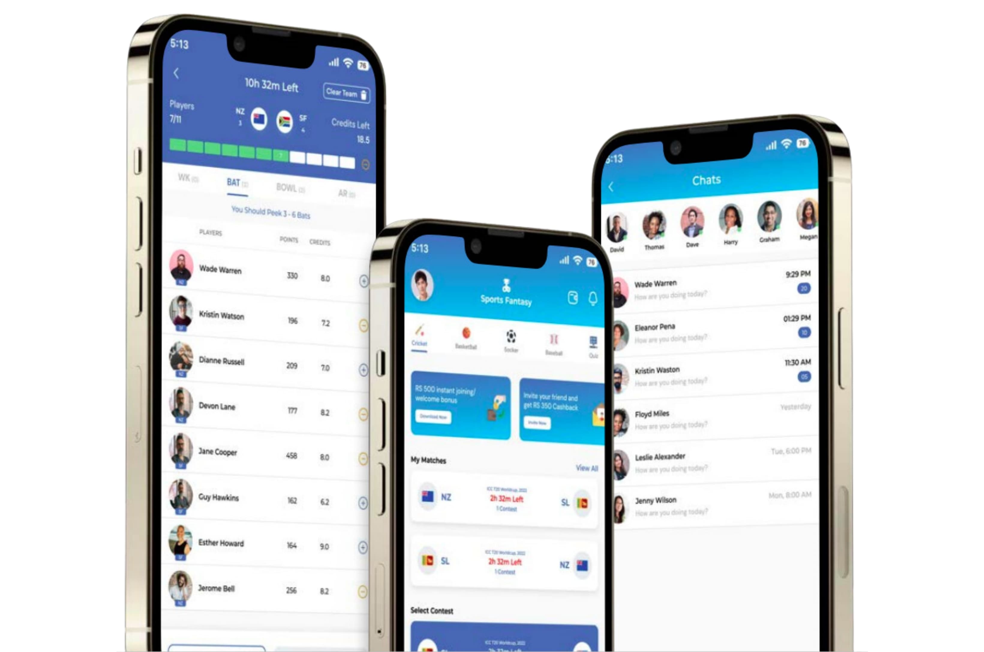 Sports Fantasy cricket mobile app by Elite Web Technologies